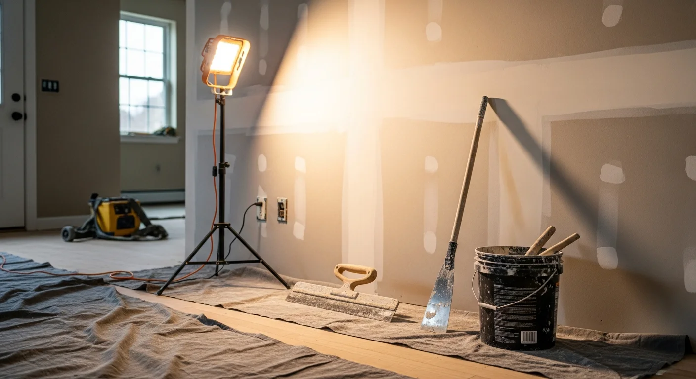 Drywall repair and finishing services in Hudson and Strongsville