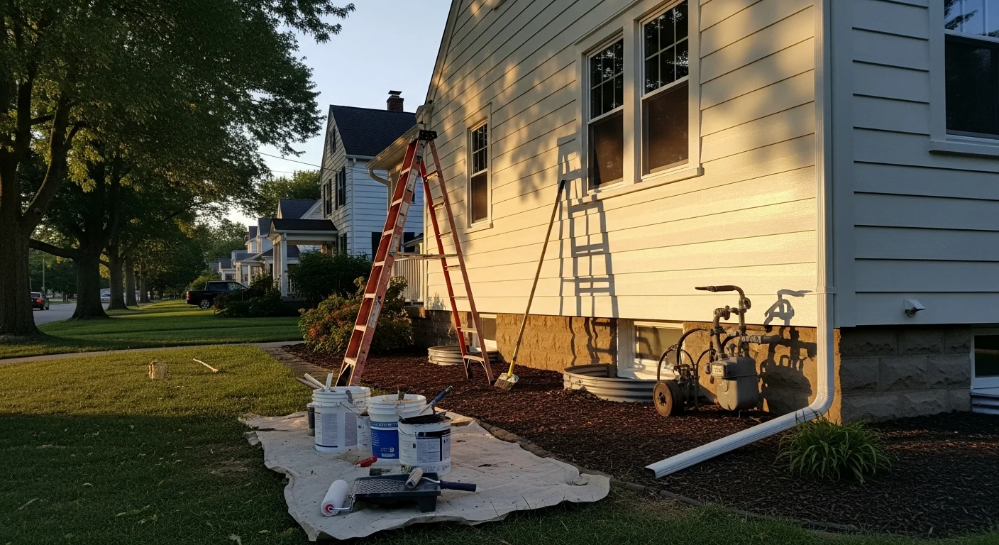 Professional interior and exterior house painting in Hudson and Strongsville, Ohio